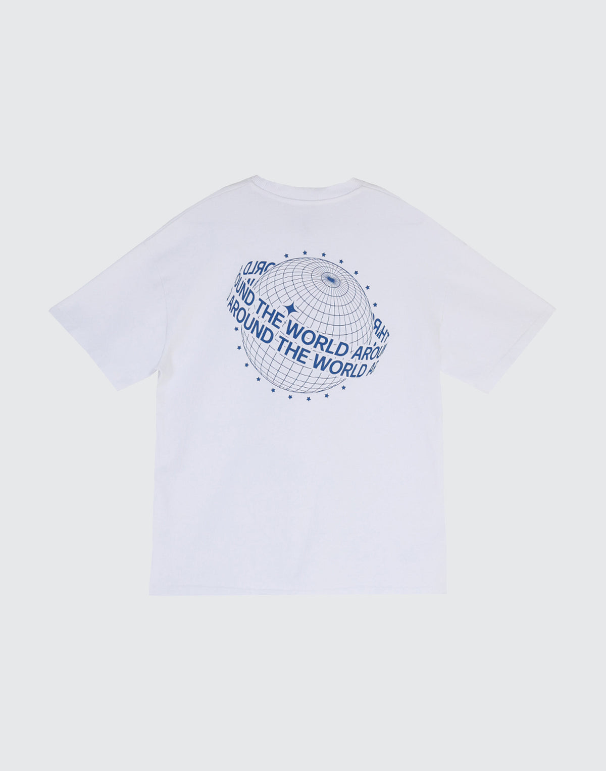 Camiseta del mundo blanco