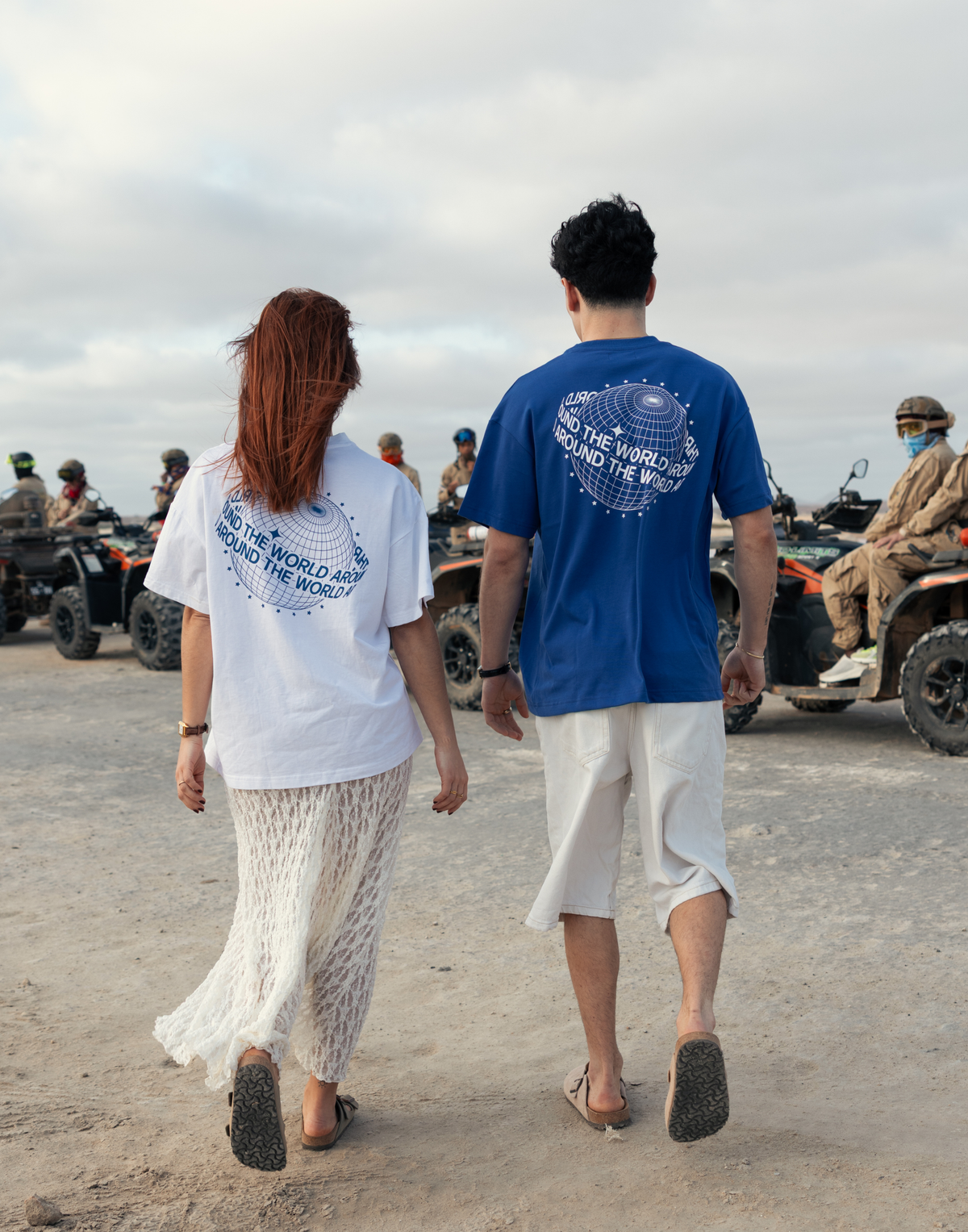 Camiseta del mundo blanco