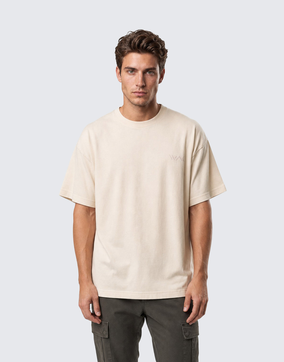 Beige Washed T-shirt