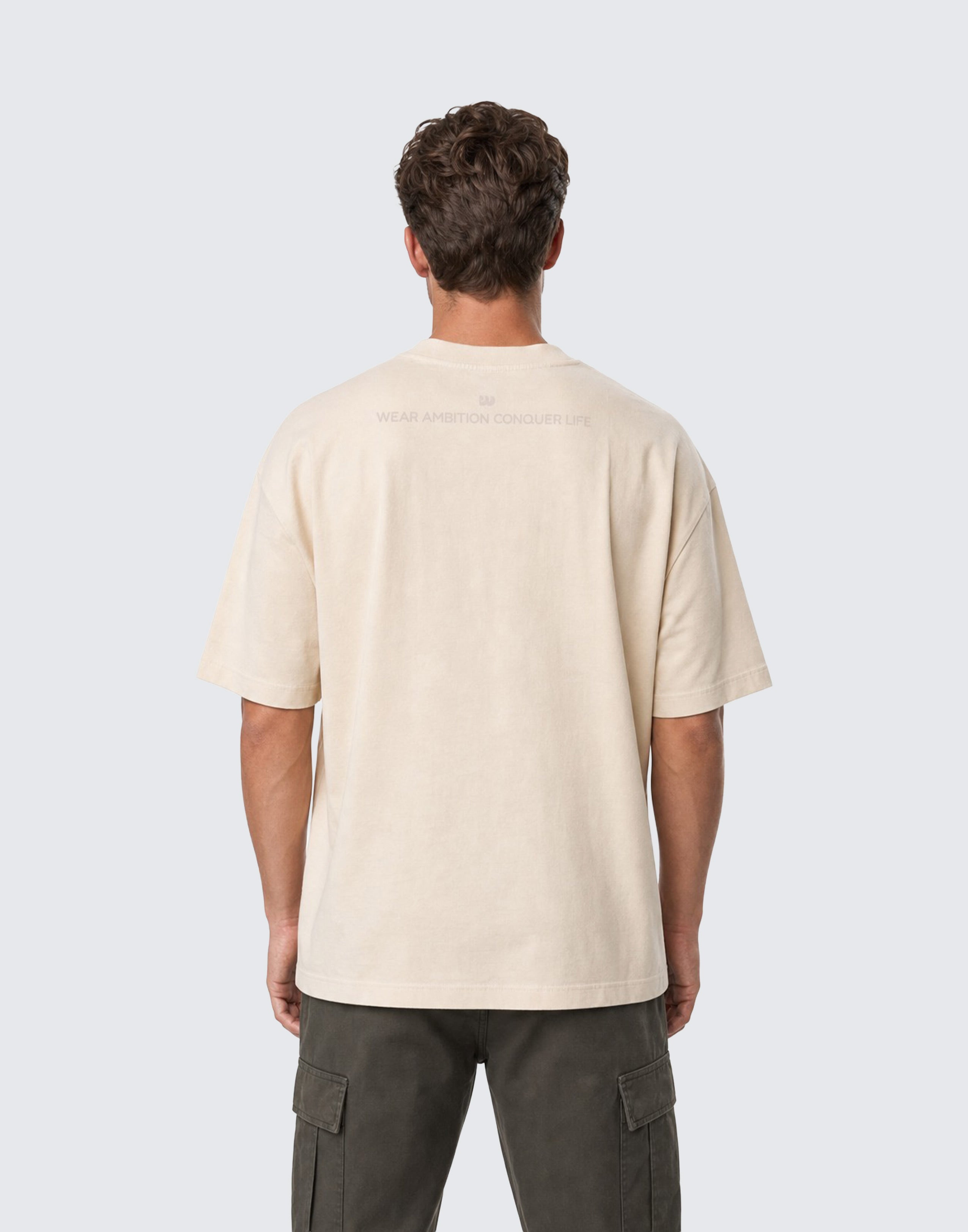 Beige Washed T-shirt