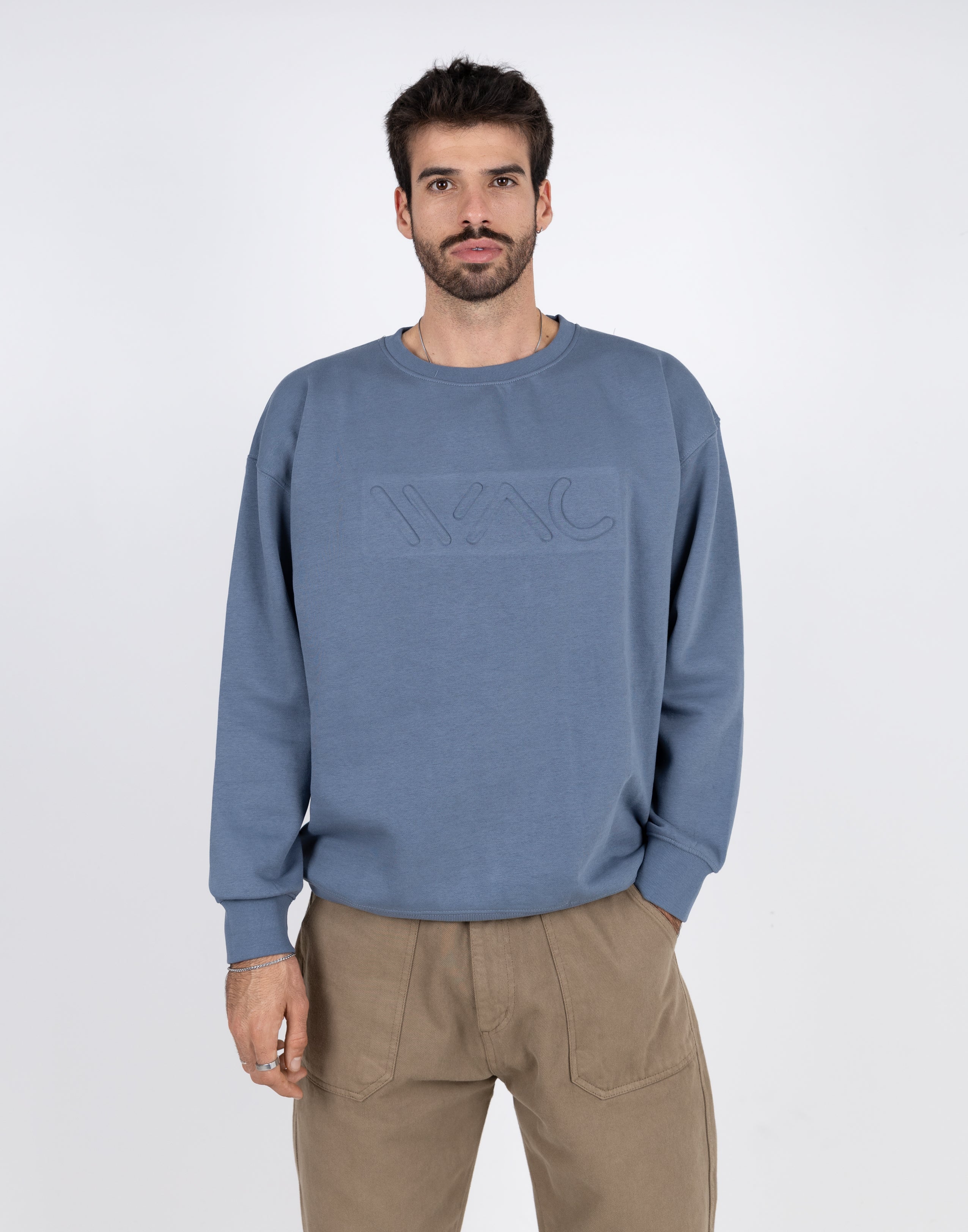 Embossed sweatshirt