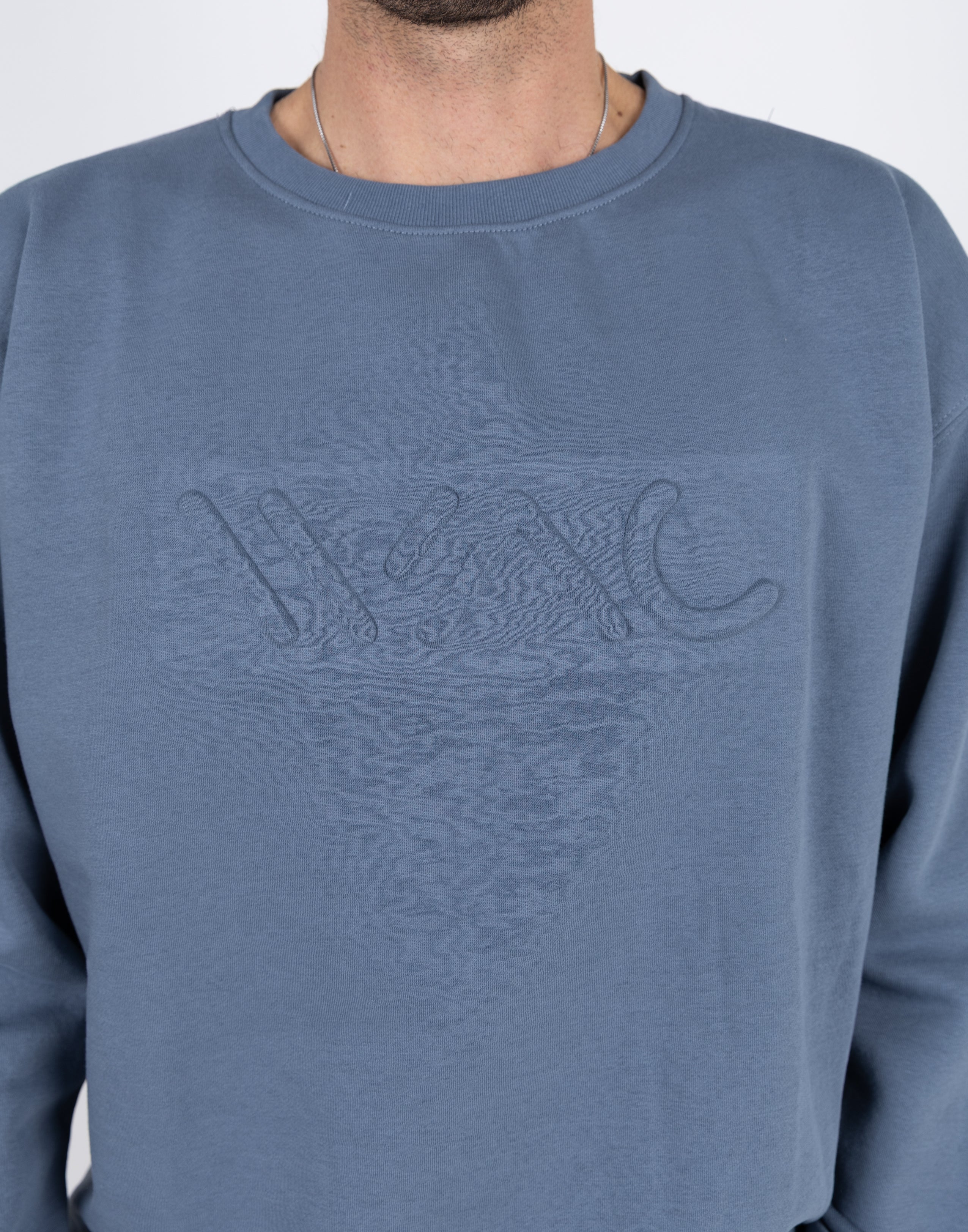Embossed sweatshirt