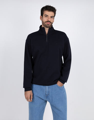 Half-zip sweatshirt