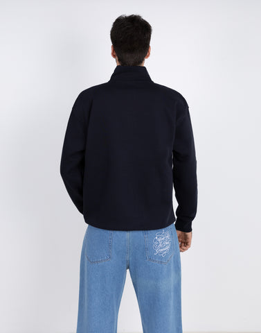 Half-zip sweatshirt