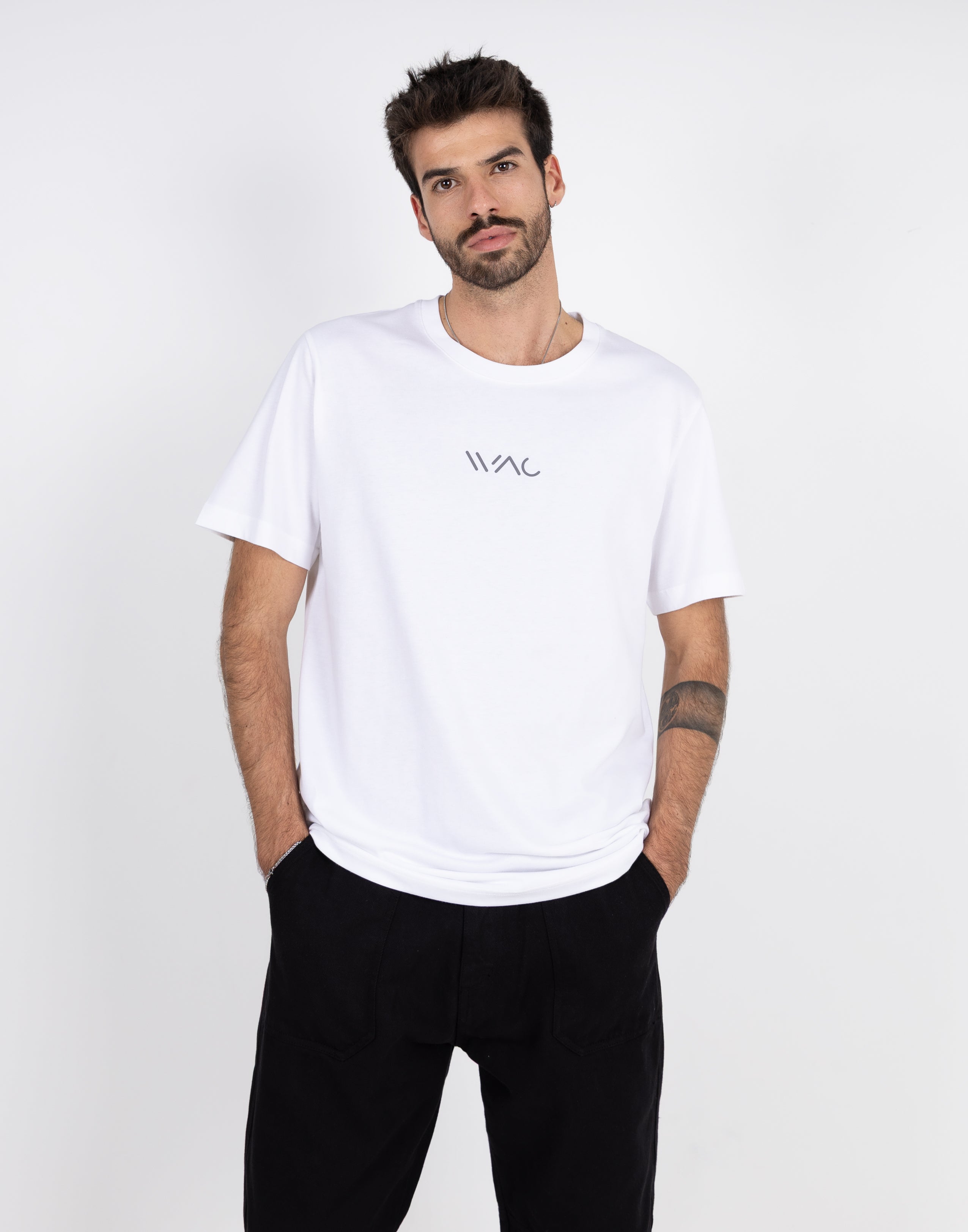 White Basic Tee