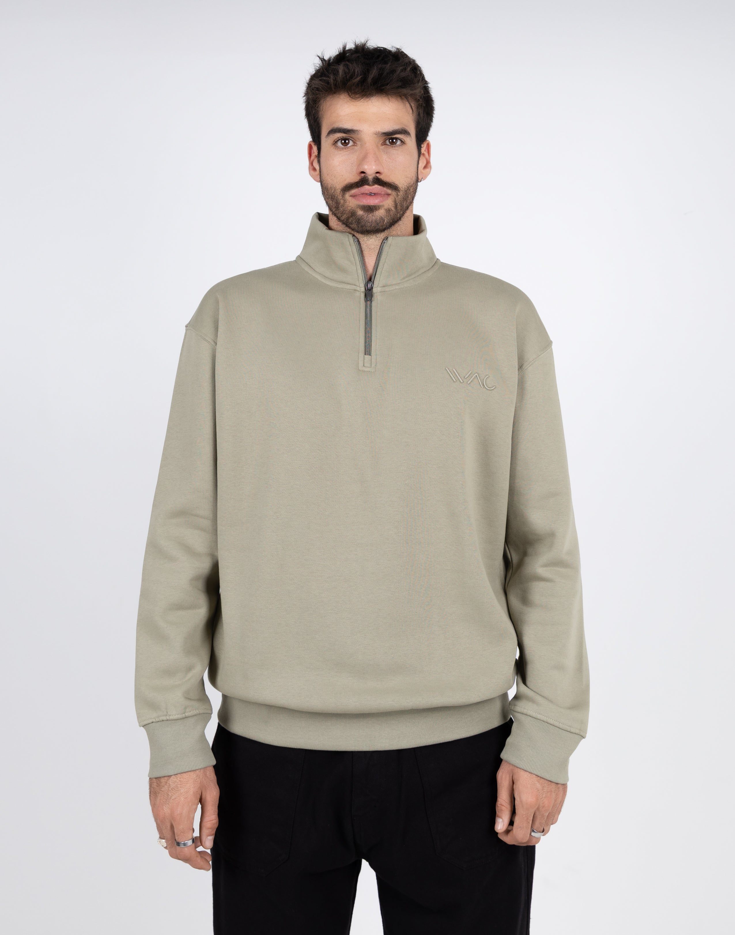 Half-zip sweatshirt