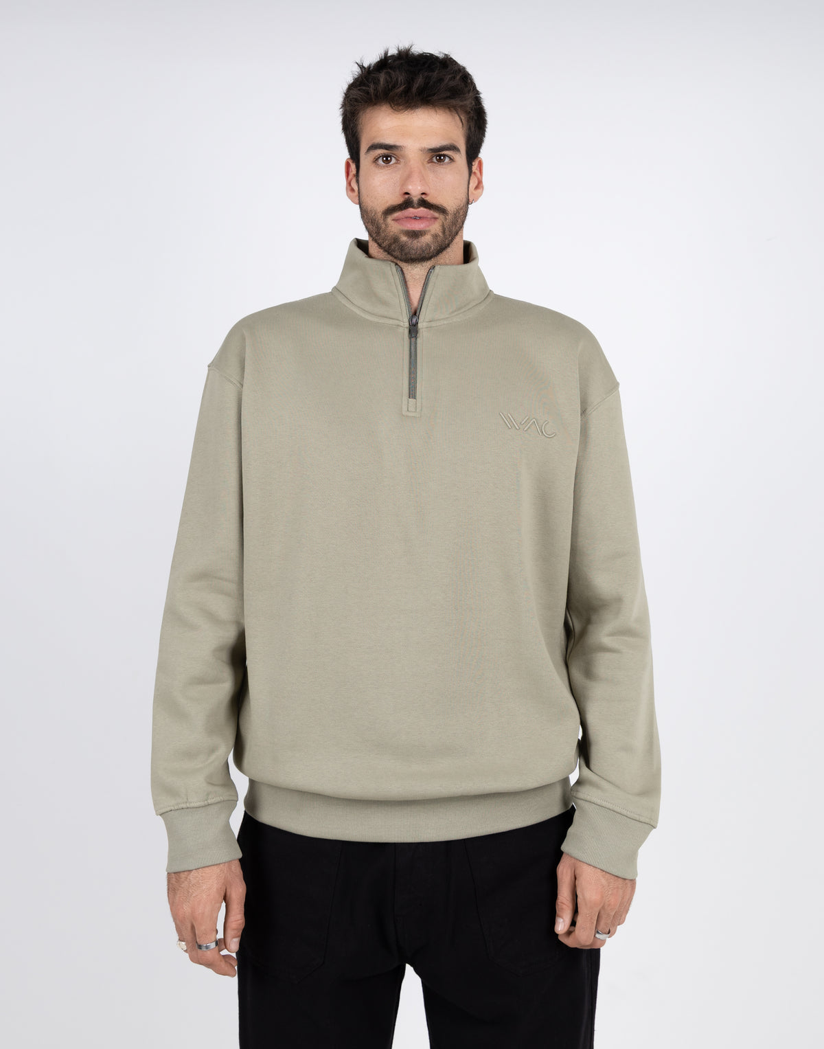 Half-zip sweatshirt