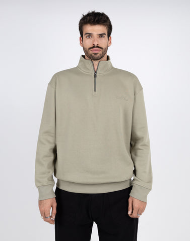 Half-zip sweatshirt