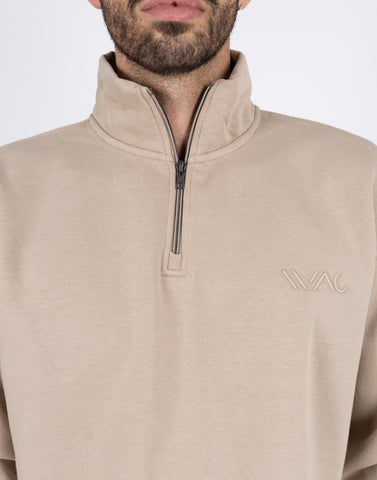 Half-zip sweatshirt