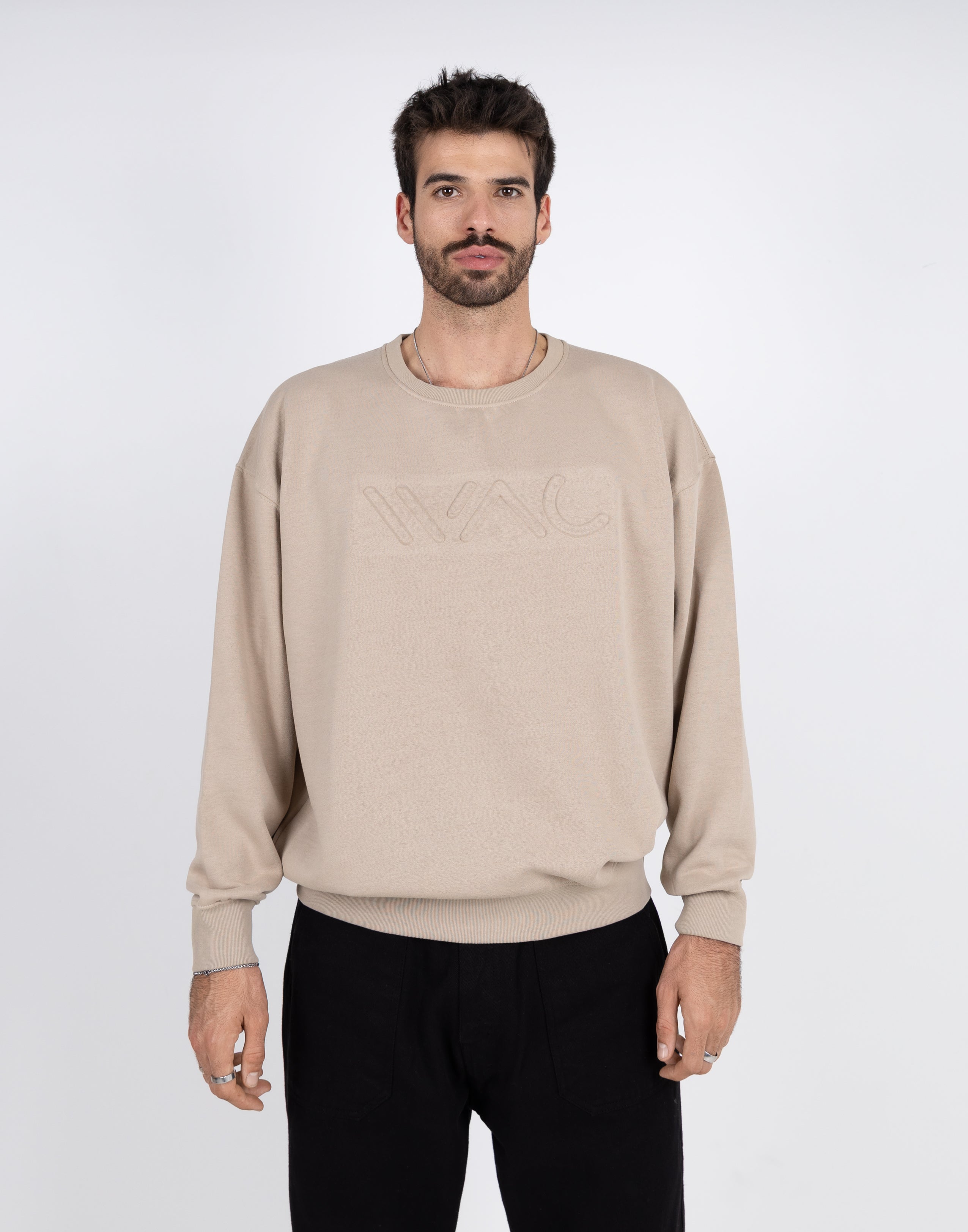 Embossed sweatshirt