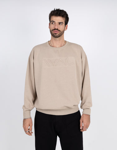 Embossed sweatshirt