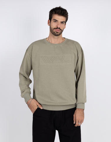 Embossed sweatshirt
