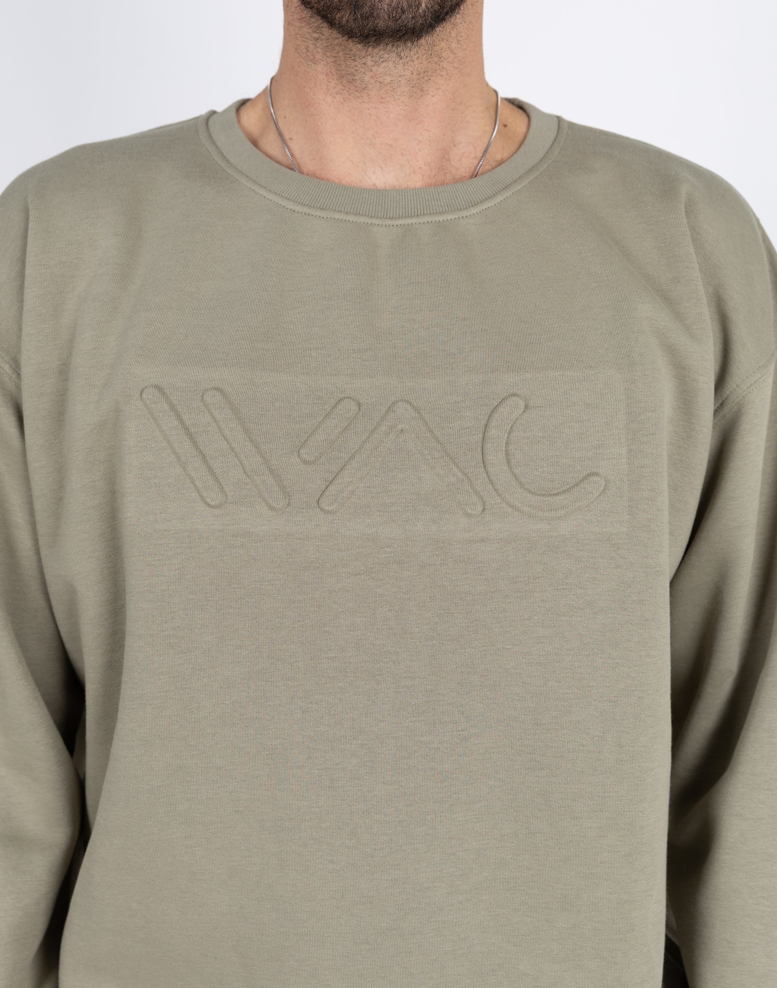Embossed sweatshirt