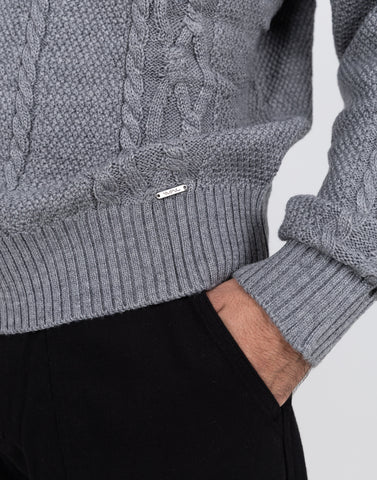 Grey knit