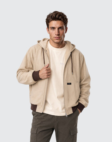 Beige Workwear Jacket