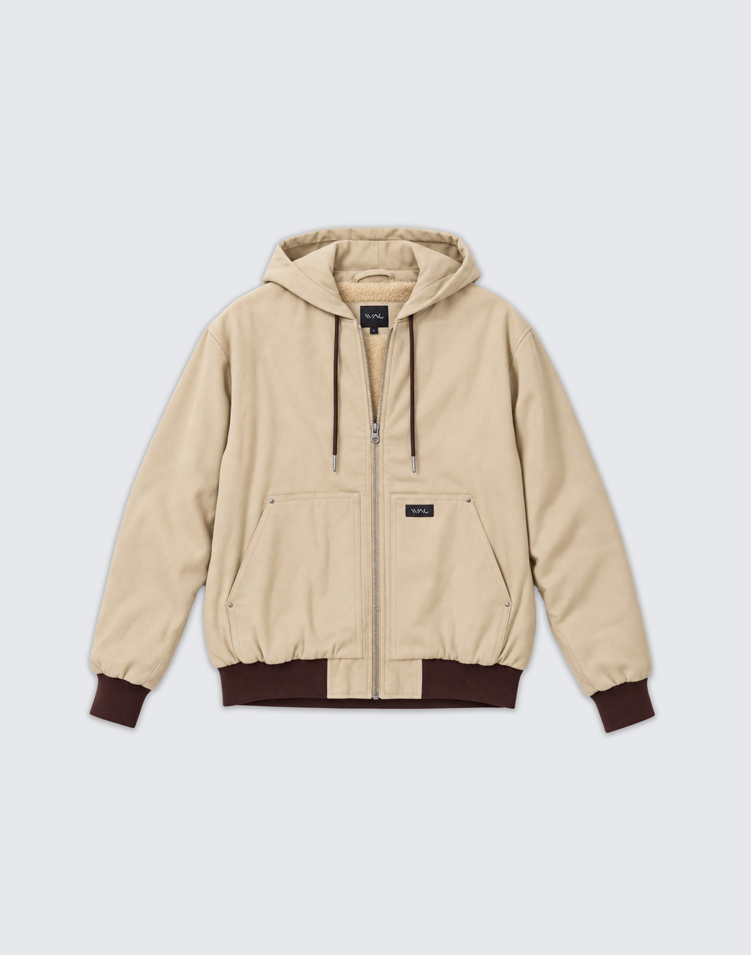 Beige Workwear Jacket