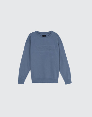 Embossed sweatshirt