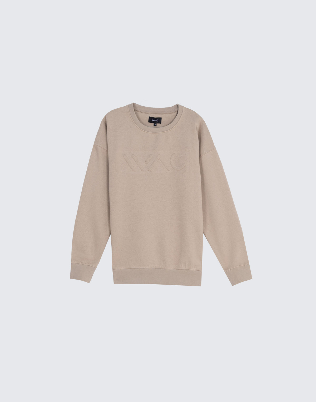 Embossed sweatshirt