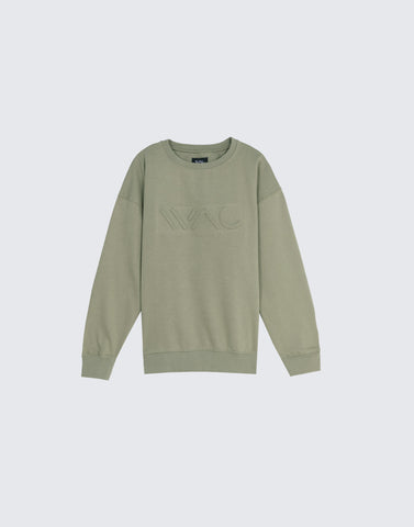 Embossed sweatshirt
