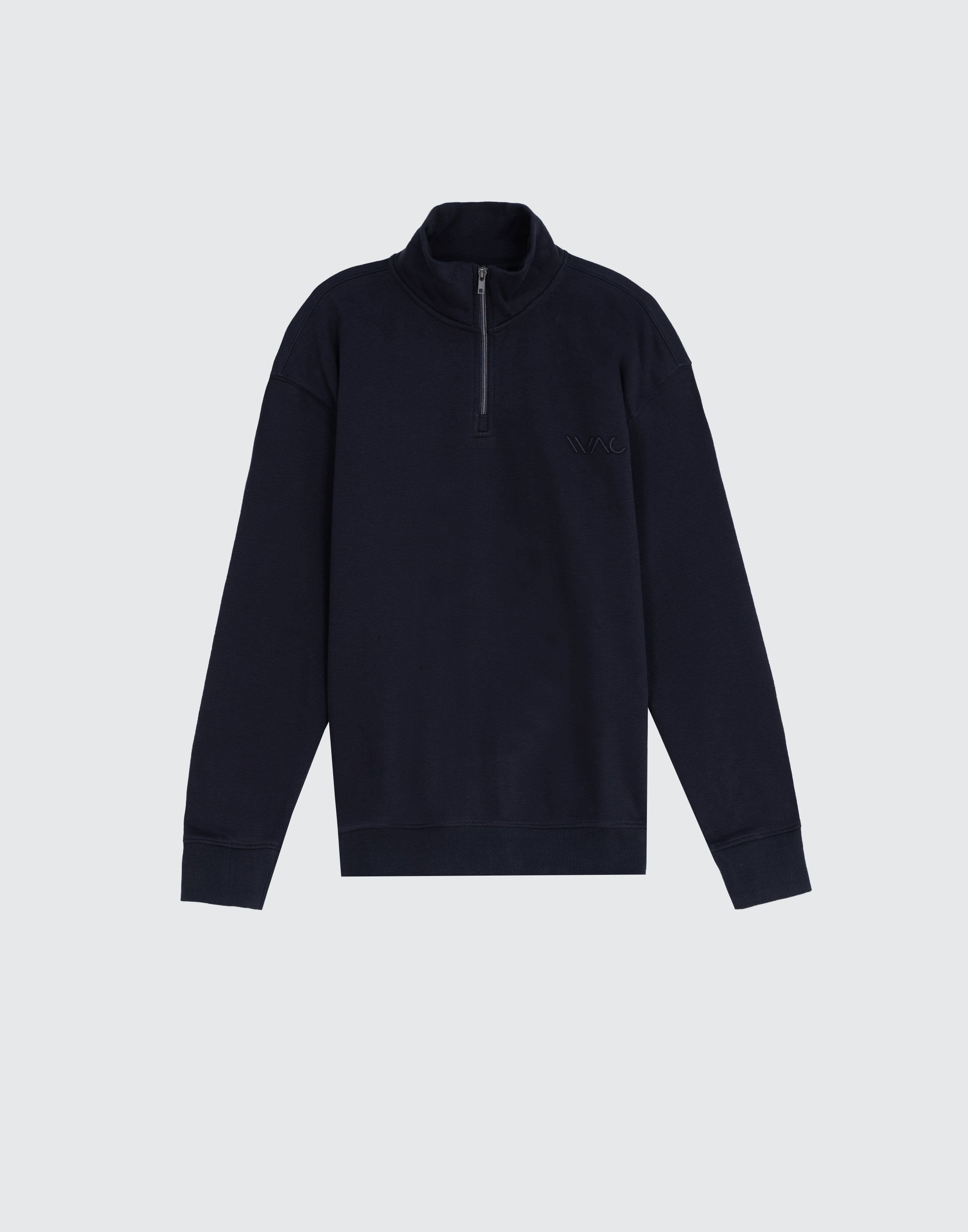 Half-zip sweatshirt