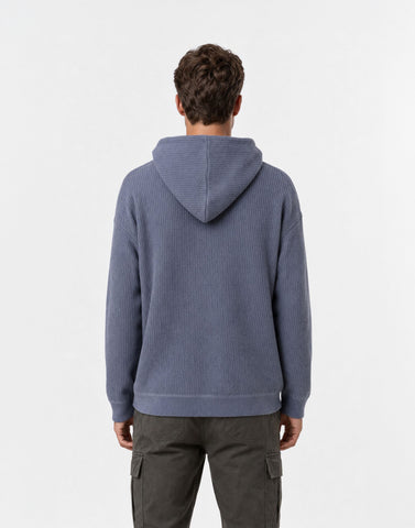 Textured Grey Hoodie