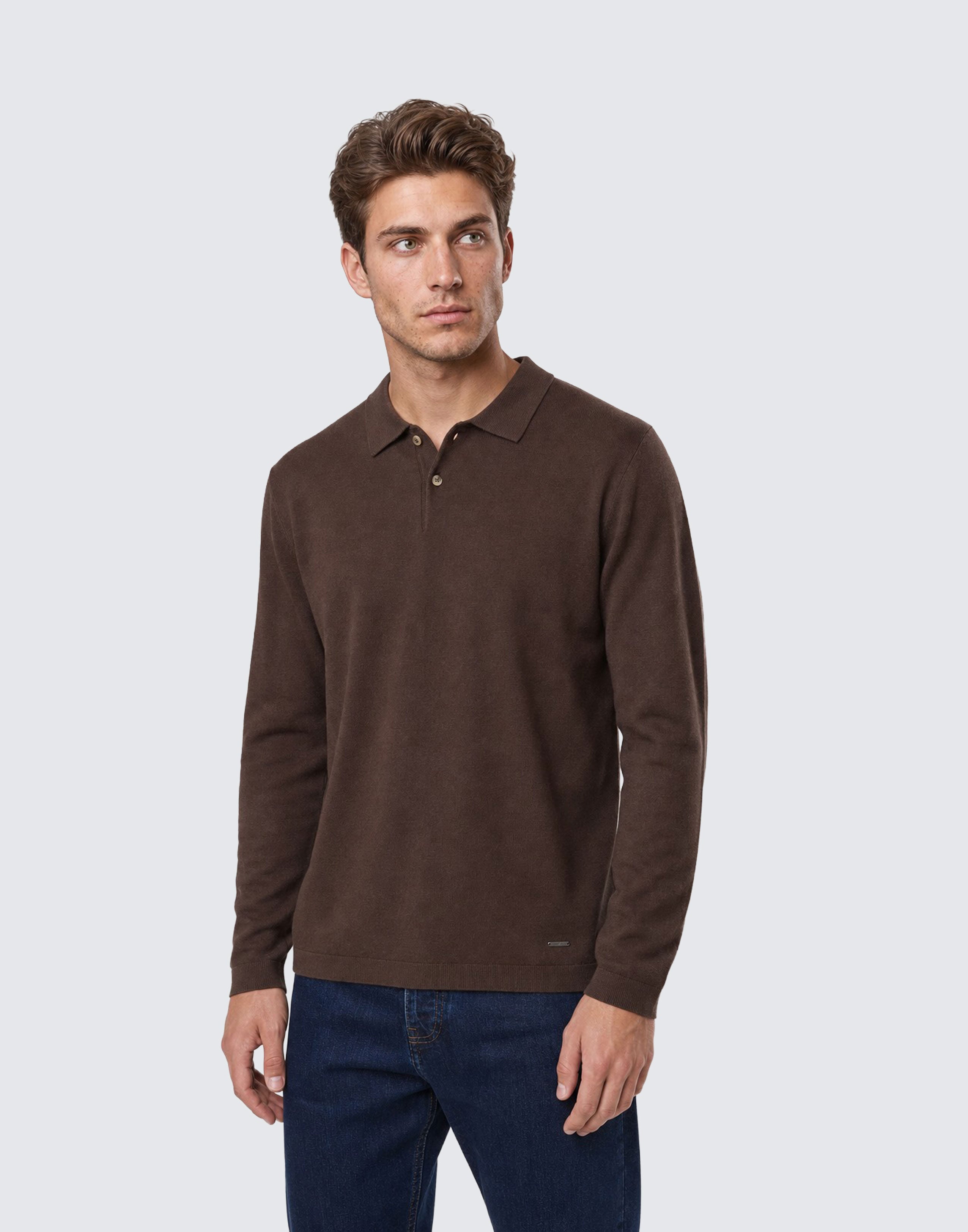 Brown Soft Polo