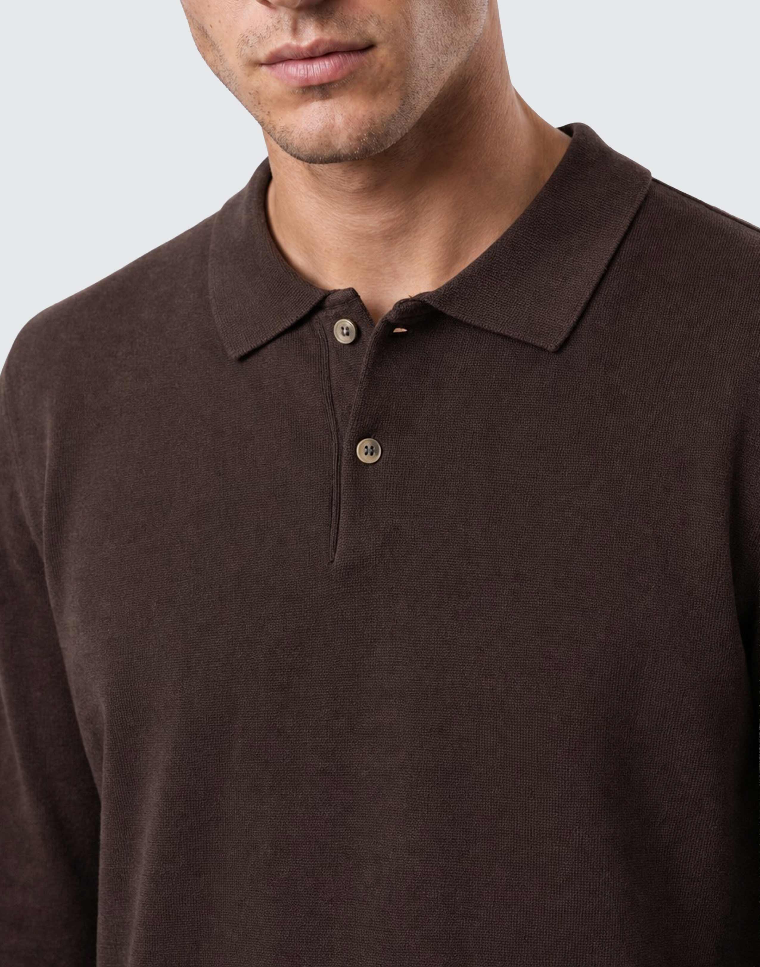 Brown Soft Polo
