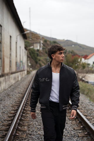 Black Bomber Jacket